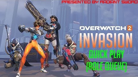 Overwatch 2 / Unranked (S6) / Quick Play (Role Queue/Tank Role) / Paraíso (Evening) (D) (13+)