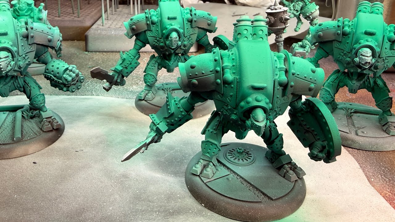 How to paint crucible guard green.