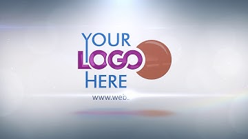 Particle Light Reveal Logo intro any BG colors V1