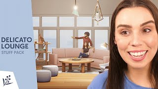 We made a living room pack for The Sims 4