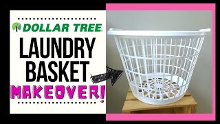 Dollar Tree DIY Laundry Basket Makeover Under $10 | DIY Gift Basket | 40th Birthday Survival Kit