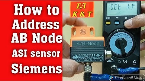 How to Address ASI Siemens sensor AB Node complete tutorial Kung paano mag address Ng ASI sensor