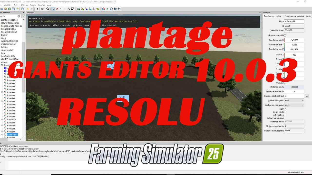 [TUTO] FS25 GIANTS EDITOR 10.0.3 NE MARCHE PAS (RESOLU) - YouTube