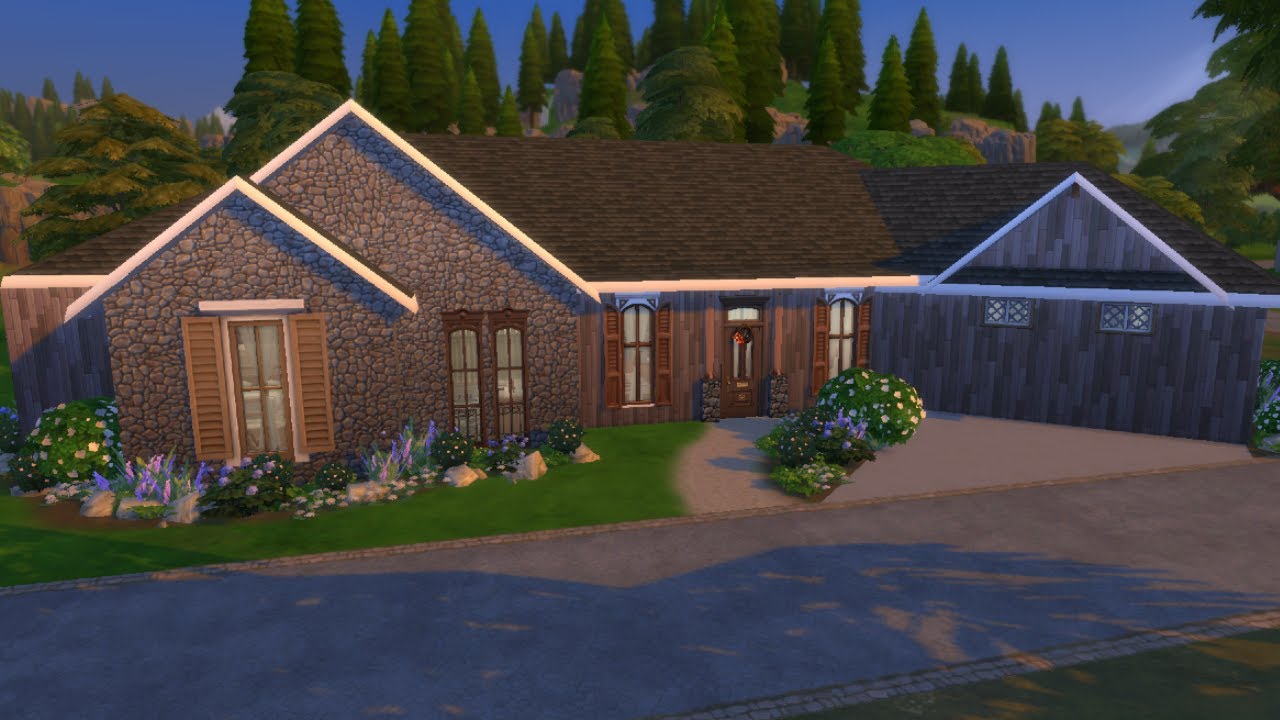 Rural Home Sims 4 Speedbuild Youtube