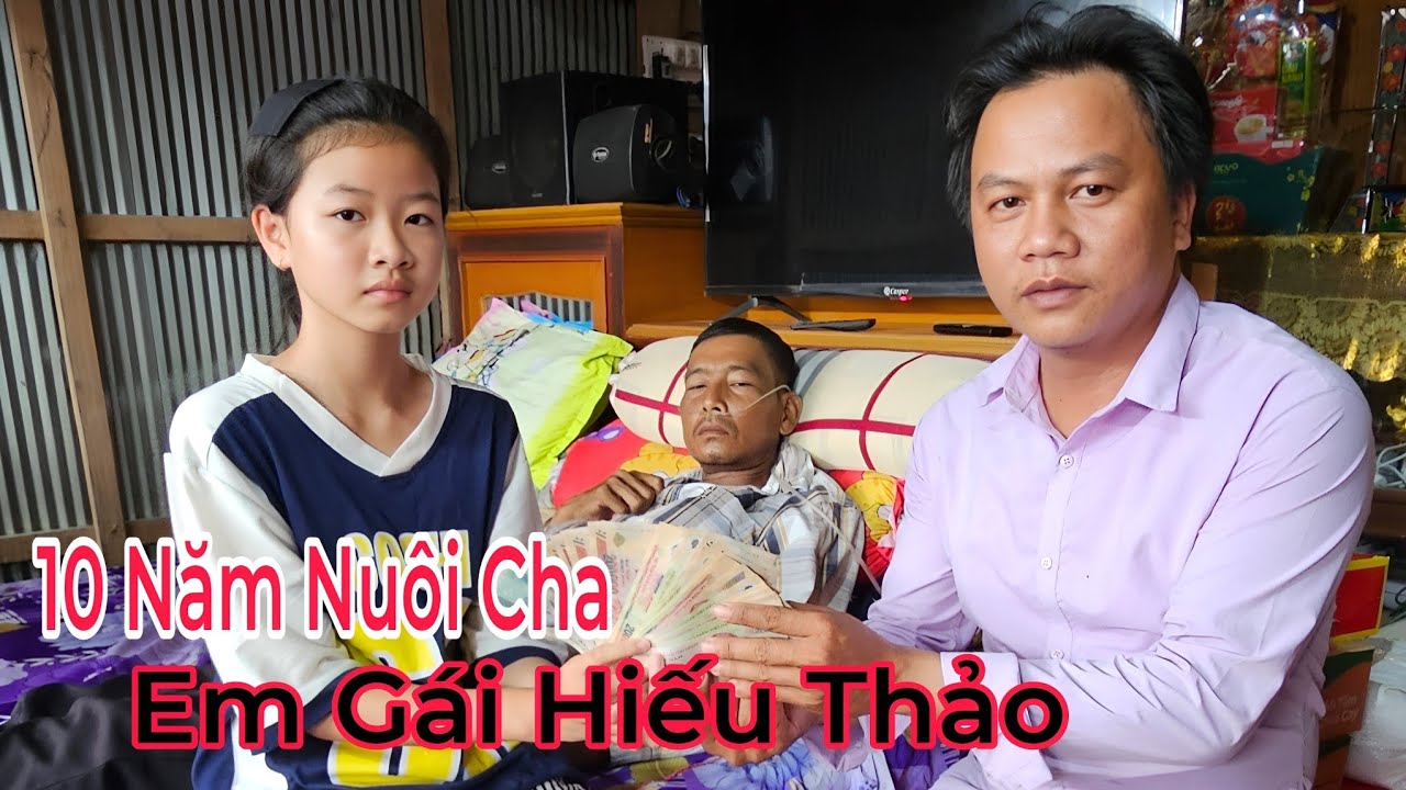 Đến tiếp sức cho bé gái hiếu thảo nuôi cha chạy thận 10 năm