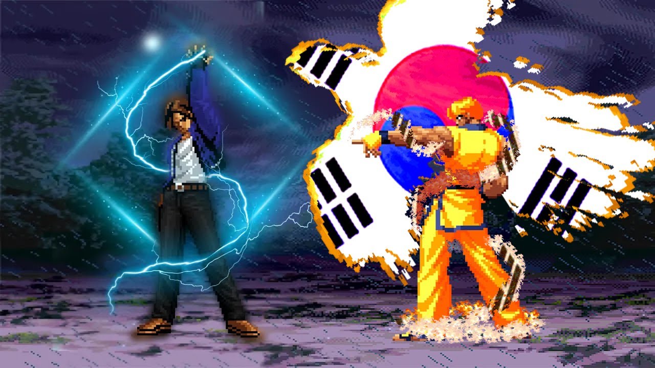 [KOF Mugen] Kyo Kusanagi Team vs Kim Kaphwan Team
