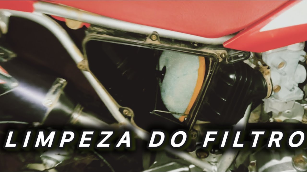 COMO LIMPAR O FILTRO DE AR DA MOTO! - YouTube