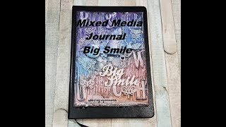 Information Mixed Media Art Journal - magical background Tutorial ( craftstash supplies ) Update
