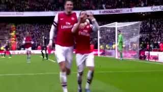 Santi Cazorlas All 12 Goals And 13 Ists For Arsenal In 201213 Season