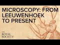 From leeuwenhoek to the electron microscope  the royal society