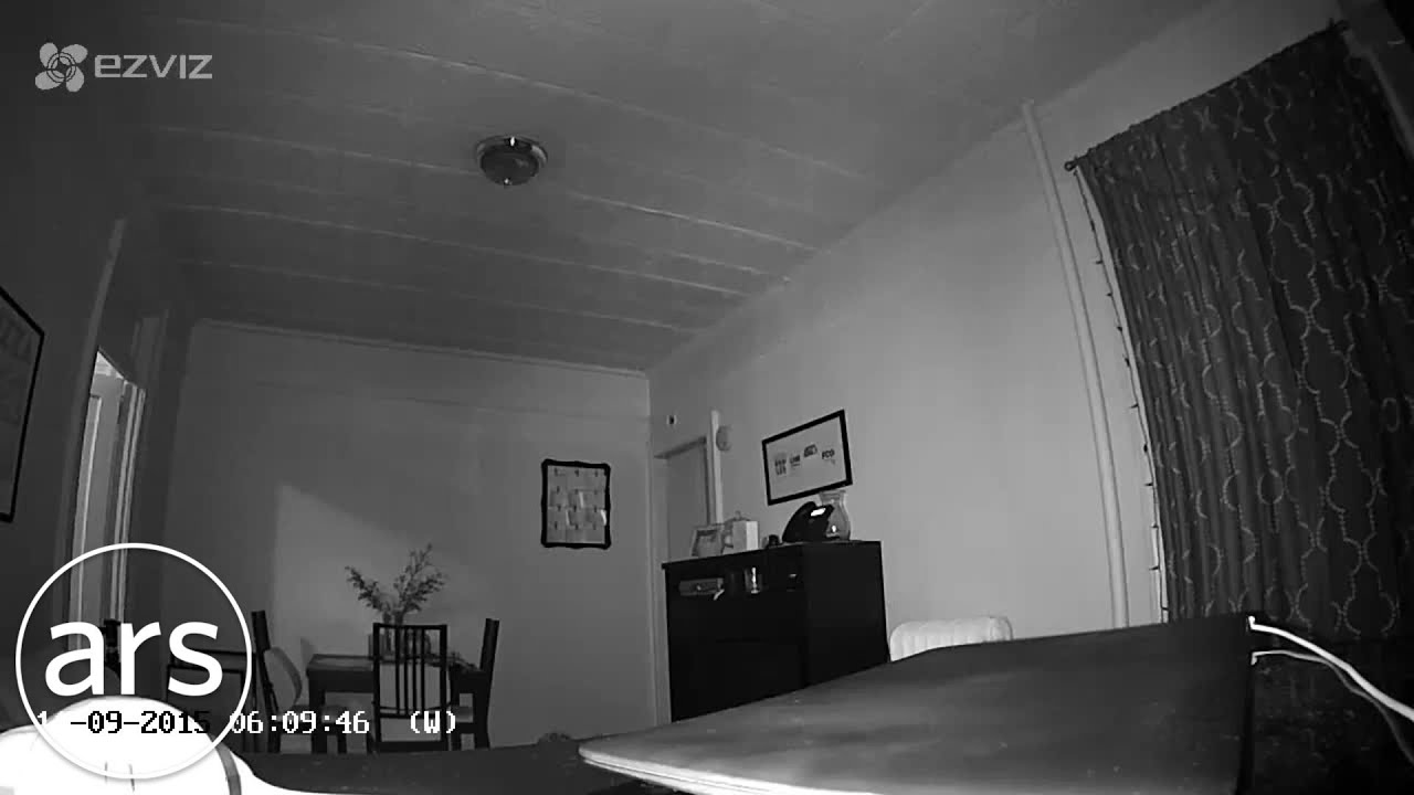 Ezviz Security Camera Night Vision Sample Footage