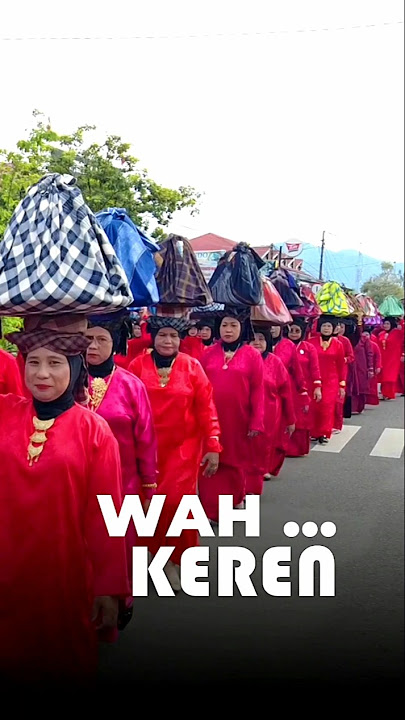 Wow ... Cool Cultural Parade Baronjin Rang Solok Big Wedding 2025