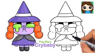 How to Draw a CryBaby Witch | Pop Mart
