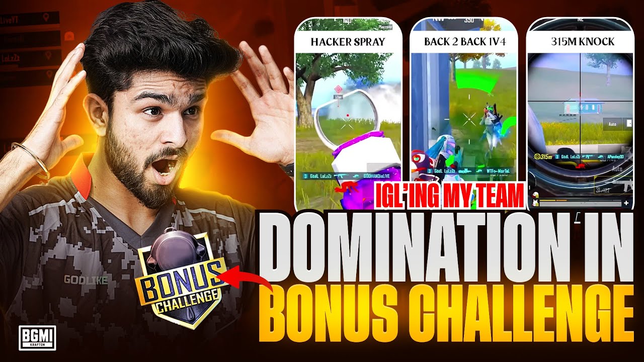 ONE SIDE DOMINATION IN BONUS CHALLENGE | 17 SOLO FINISH | GODL LoLzZz