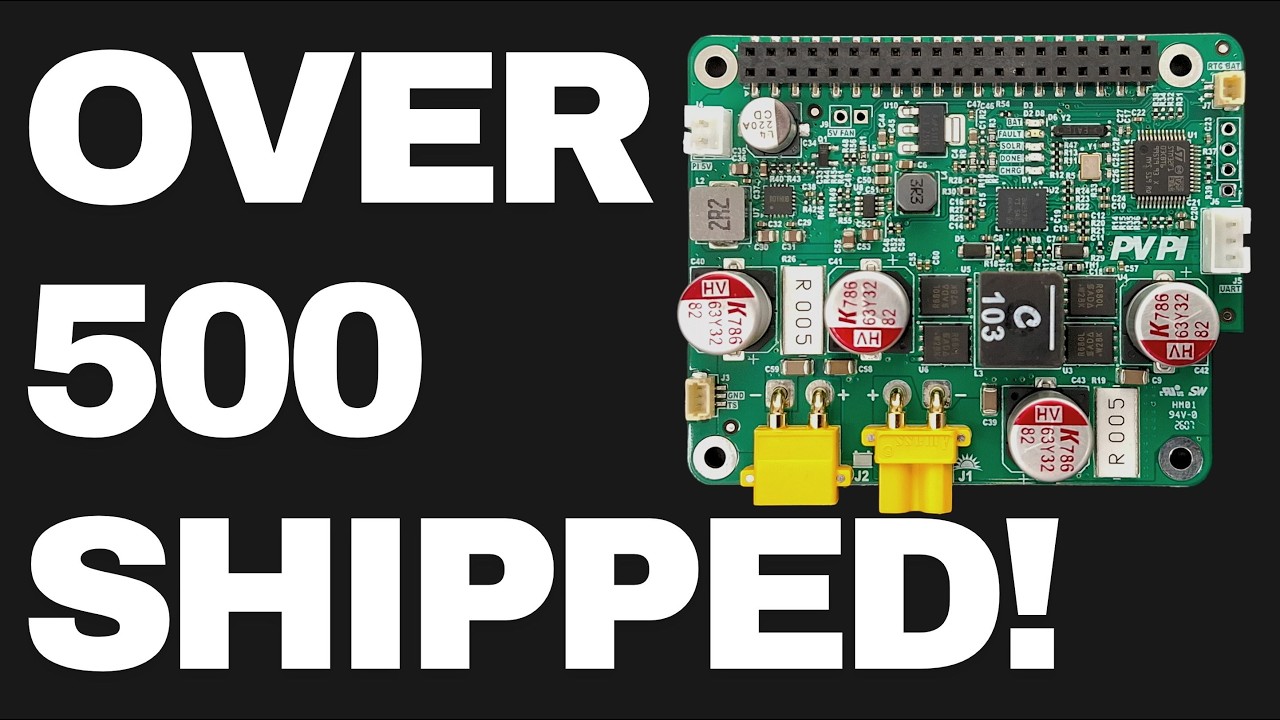 Kickstarter success! Shipping out over 500 Raspberry Pi HATs! - YouTube