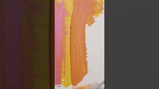 Mix Fix | cadmium yellow and vivid magenta #shorts #satisfying #paintmixing #asmr