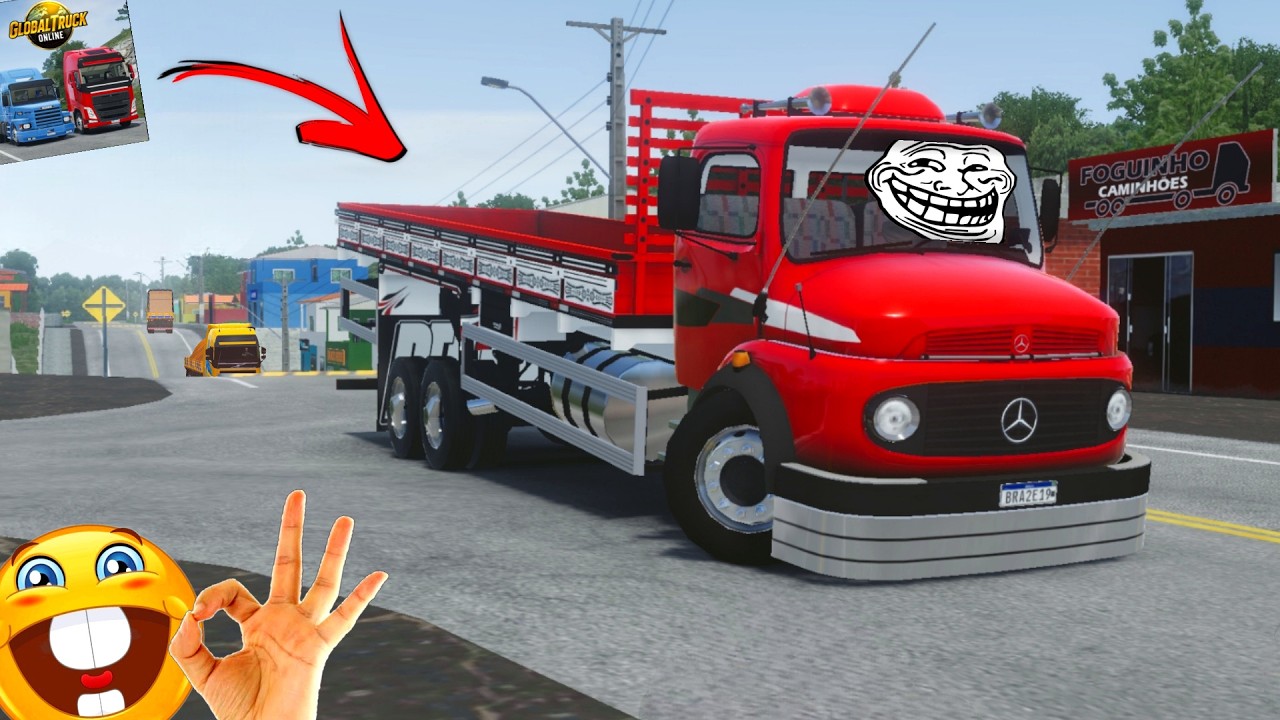 O dia em que Joguei Global Truck Online 😂