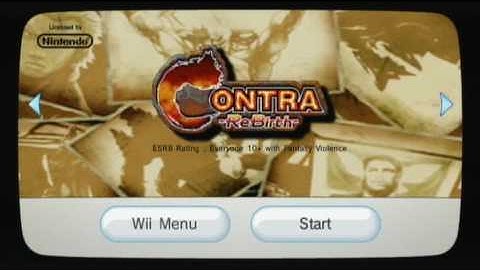 Contra ReBirth Normal Walkthrough (Intro Scene)
