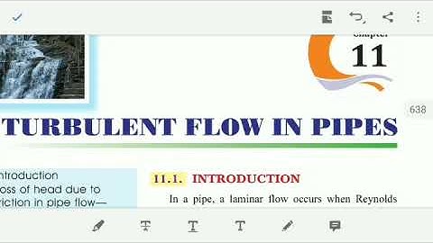 Characteristics of Turbulent Flow, Shear Stresses