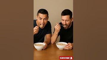 Squid Game Ronaldo Messi Edible Oatmeal Eating Ai Asmr #squidgame #squidgame2 #ronaldo #messi #asmr