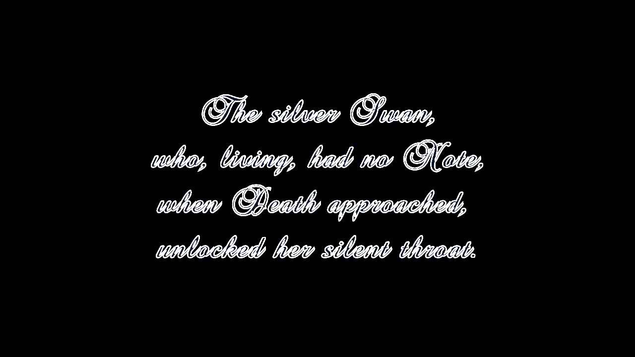 The Silver Swan Kanon Gibbons
