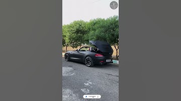 BMW Z4 Convertible : 6 Cylinder Beast 🤌🏻🖤#shorts #bmw #bmwz4 #thevehiclist