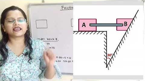 Problem 5 friction , two blocks connected with horizontal  rigid bar, Engineering mechanics