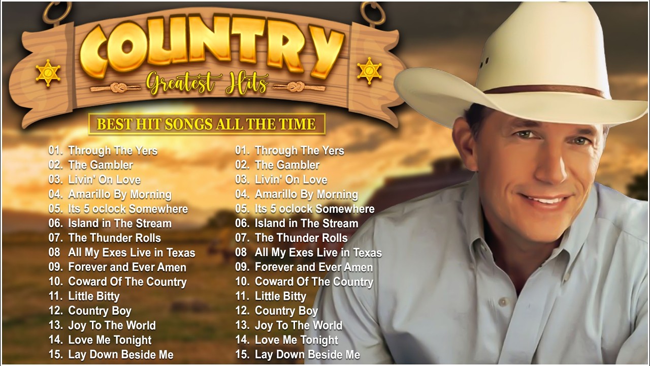 Top 100 Classic Country Songs 60s 70s 80s - Alan Jackson, Kenny Rogers, Don William, Dolly Parton