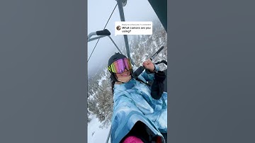 I use the @insta360 to film my content while snowboarding!#snowboarding ##insta360