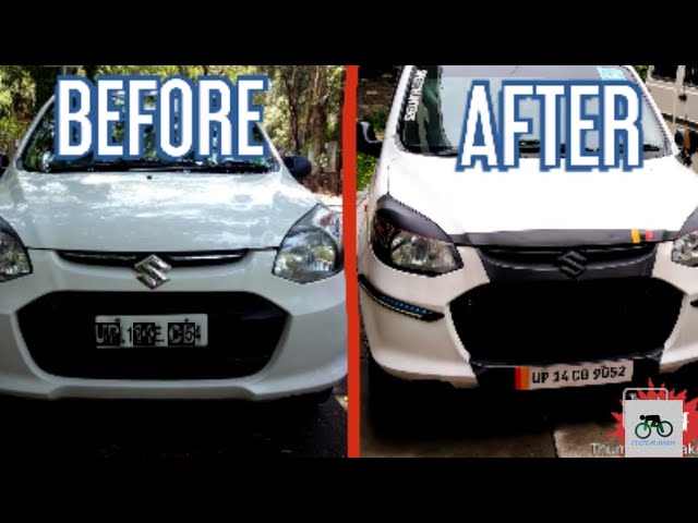 DIY Alto 800 Car Cheap Modified, Turn Alto into micro SUV, Alto 2020  Stickers