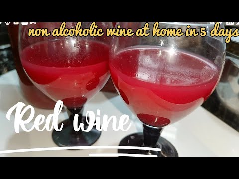 RED WINE || AT HOME IN 5 DAYS || NON ALCOHOLIC WINE || CHRISTMAS SPECIAL