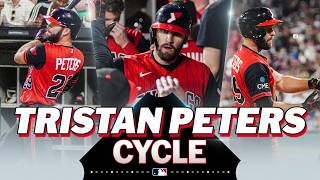 Tristan Peters homers AND triples in the SAME INNING to complete the cycle for the White Sox! 😱
