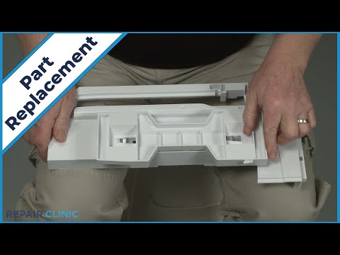 Right Crisper Drawer Glide - KitchenAid Refrigerator (Model KRFF507HPS02)
