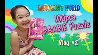 100pcs Barbie Jigsaw Puzzle DONE!