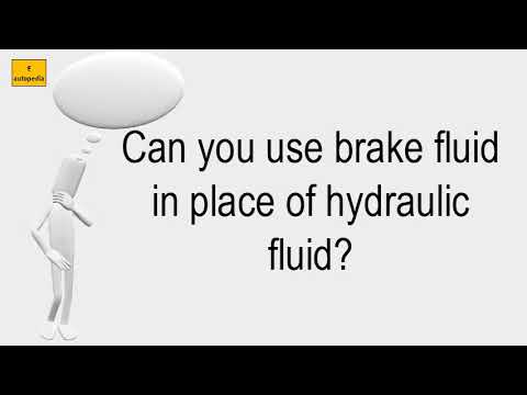 Can I Use Brake Fluid In A Hydraulic Floor Jack