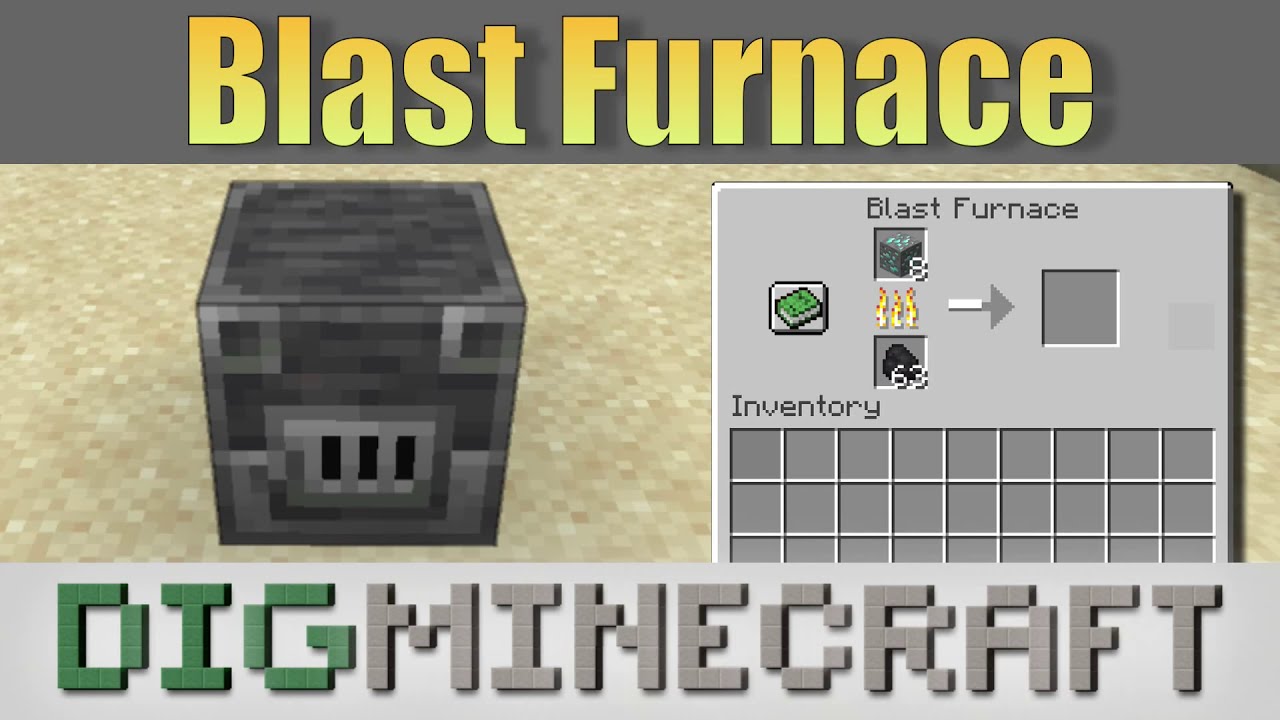 How to make a Blast Furnace in Minecraft