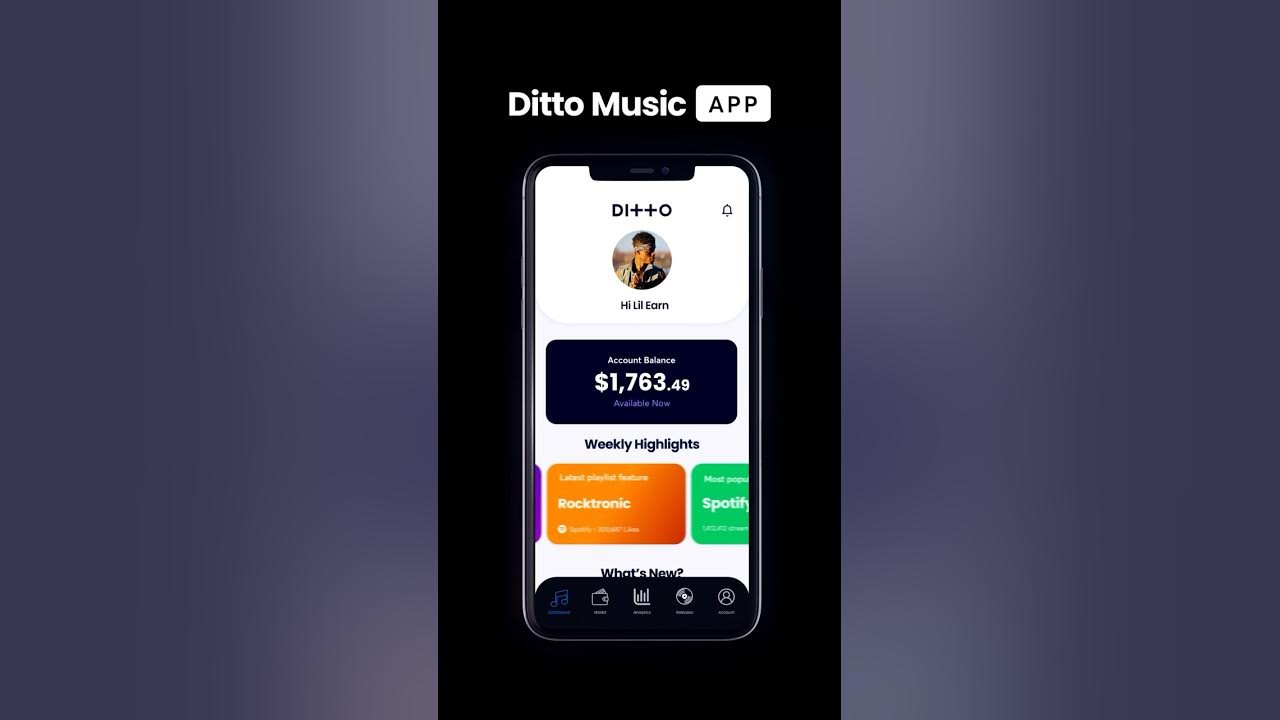 Download the Ditto Music App