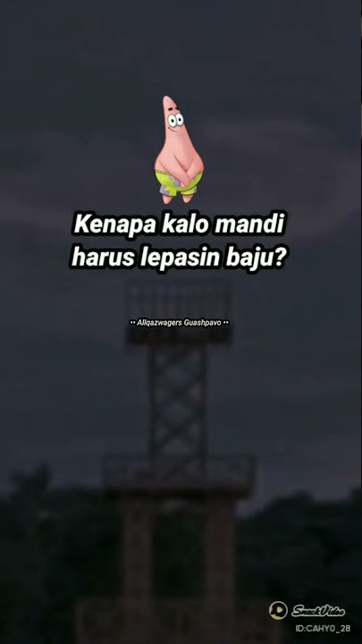 Kenapa mandi harus lepas baju!😝