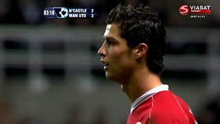 Cristiano Ronaldo Vs Newcastle United Away 06-07 (English Commentary) By CrixRonnie