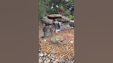 great small pondless waterfall perfect for any size backyard #pondless #waterfall #transformation