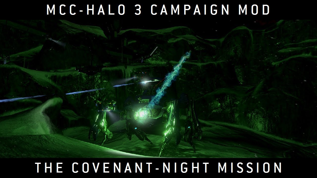 Halo MCC: Halo 3 Campaign Mod - The Covenant Night Mission - YouTube