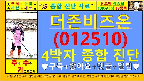 더존비즈온(012510)4차원종목진단및향후주가전망 추수기(추수)전문가