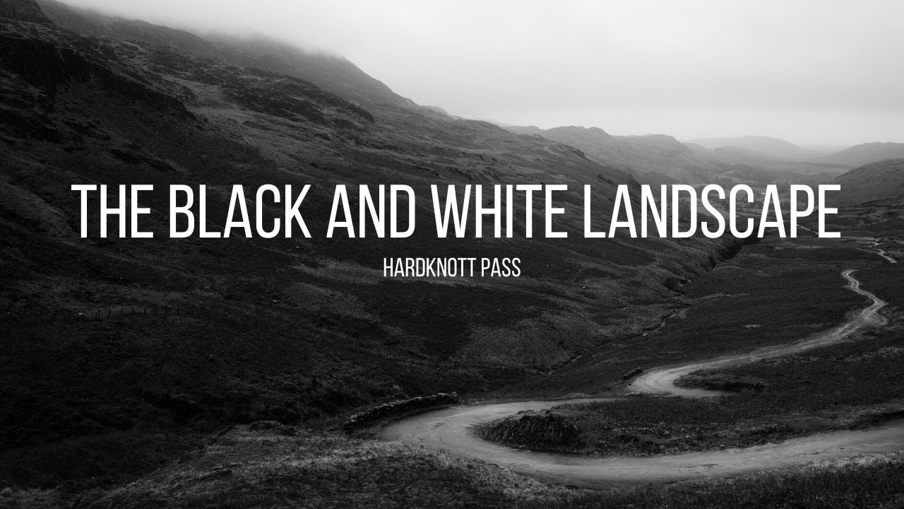 Black and White/Fine Art Landscape Photography - Hardknott pass