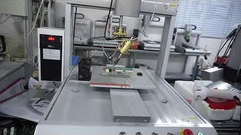 RTSTEC 3 Axis  Automatic Soldering Machine operating video