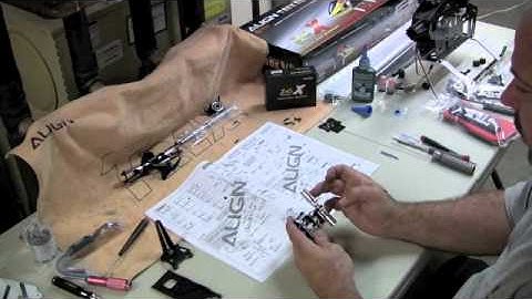 Align Trex 550E V2 Frames Tail Case/Boom and Autorotation Unit