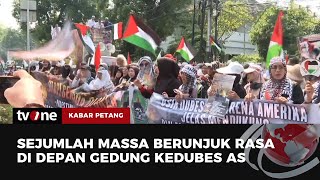 Download lagu Massa Suarakan Kemerdekaan Palestina di Gedung Kedubes AS | Kabar Petang tvOne