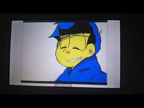 おそ松さん うごメモ ストリーミングハート ⚠️直撮り注意