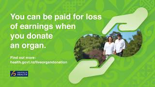 New compensation for live organ donors