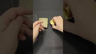 Retro classic side-opening cigarette case, ultra-thin design, easy to carry, holds #shorts #viral