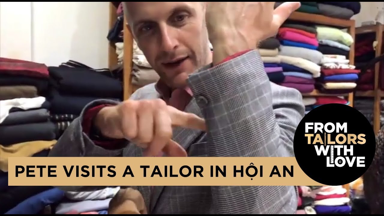 july tailor  New 2022  Pete Visits a Tailor in Hội An, Vietnam for James Bond Clothes